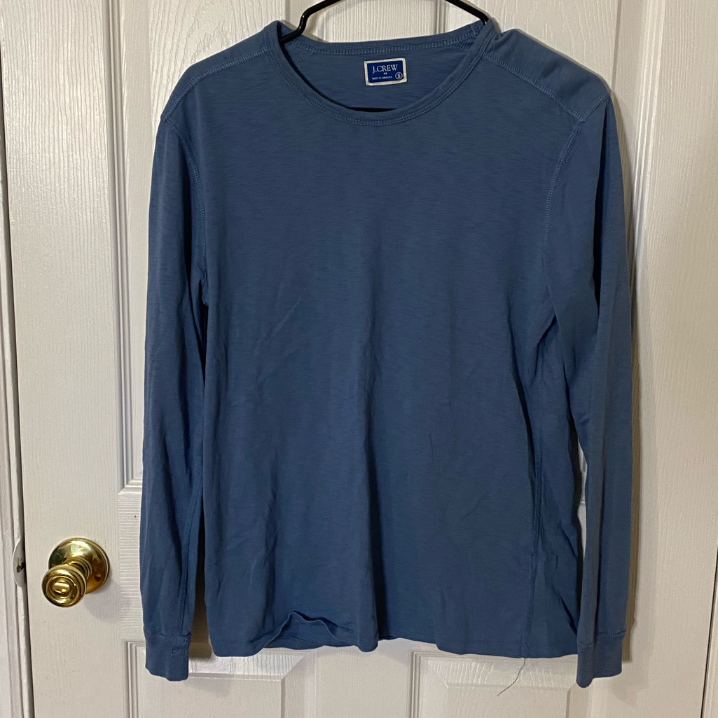J.Crew Long Sleeve Cotton Tee- Men’s Small